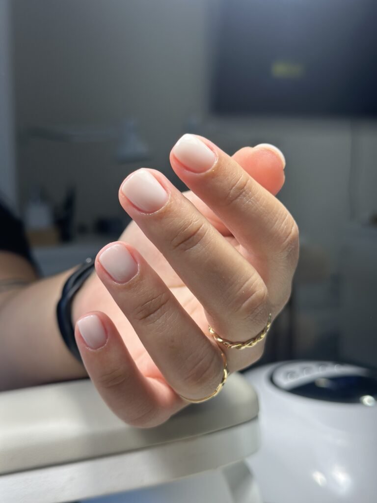 Clean natural Russian manicure near me by Nail Boss Studio Tampa