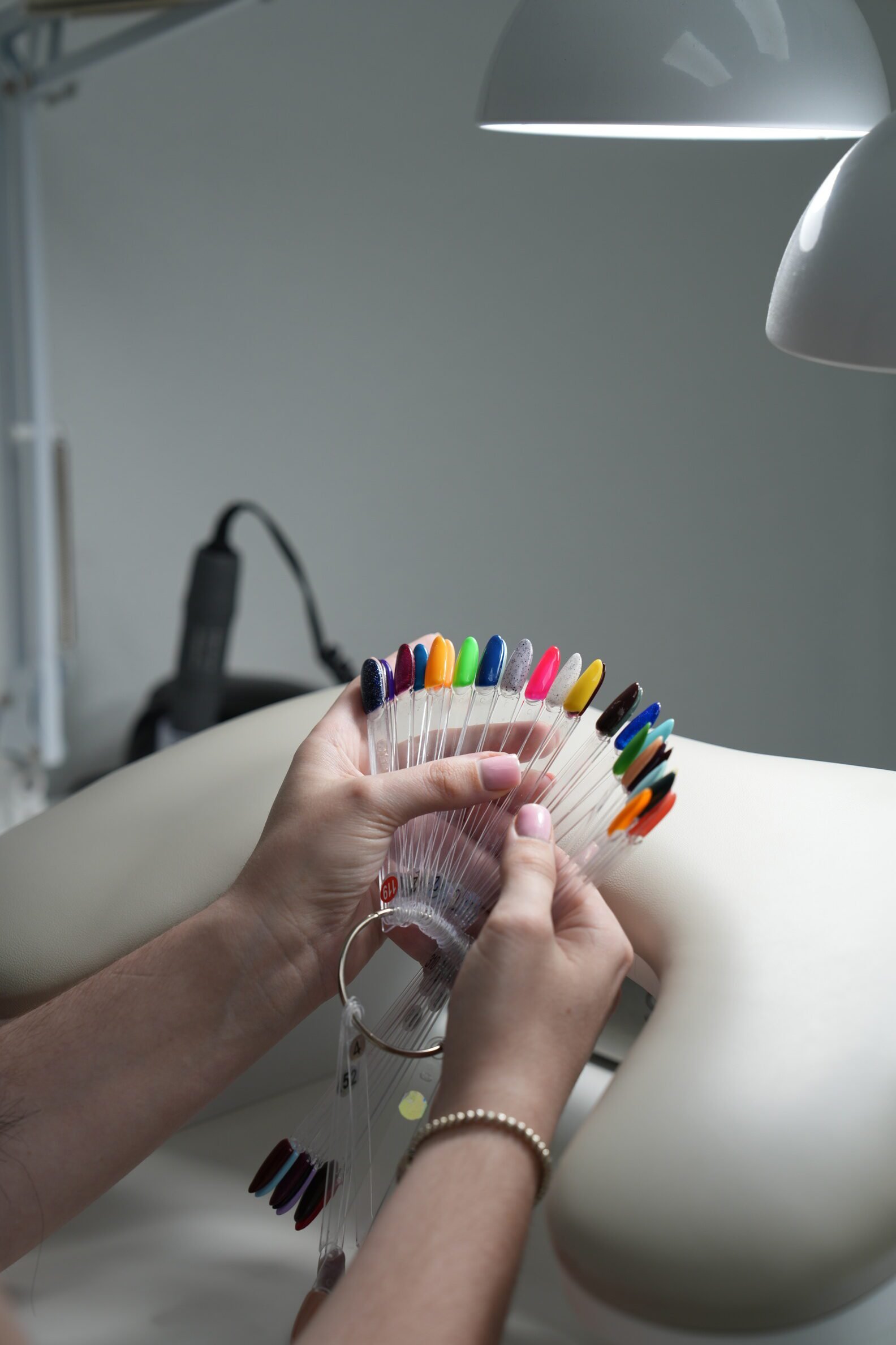 Nail color palette for Russian manicure and builder gel designs at Nail Boss Studio Tampa