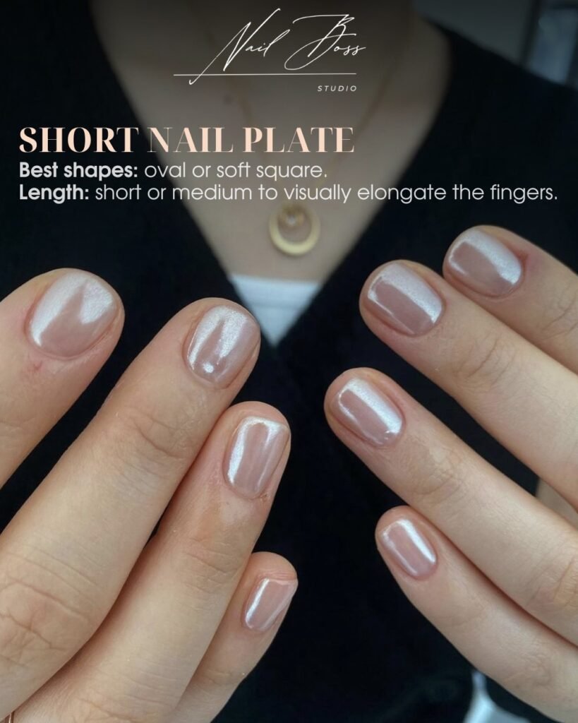 Hands with elegant polish from russian nail salon in Tampa, Florida.