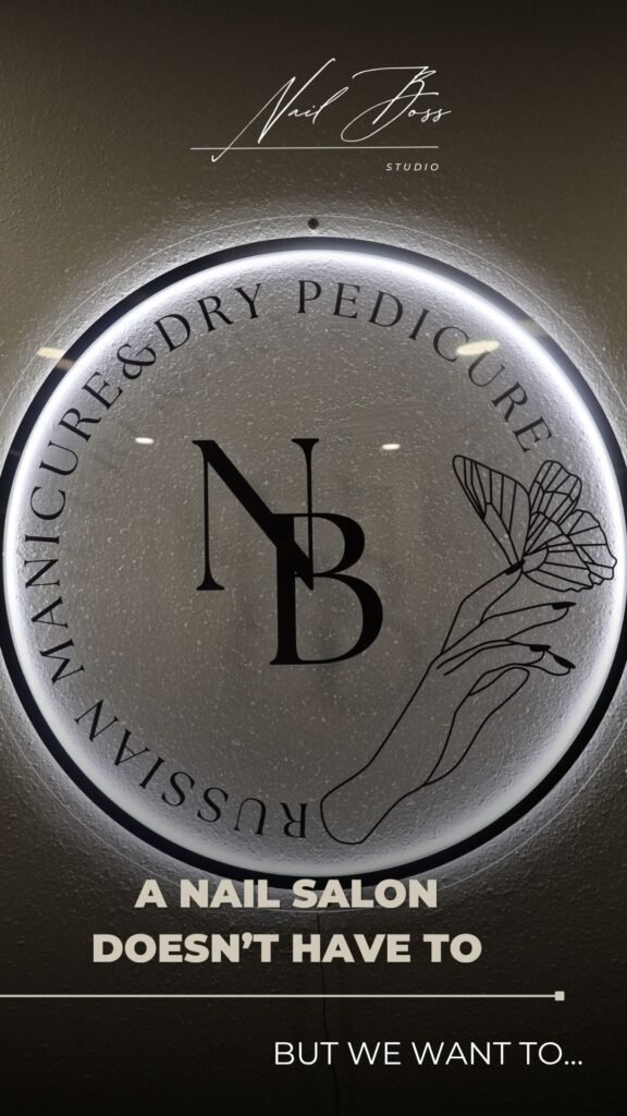 Logo of Nail Boss Studio Tampa, home of premium russian manicure Tampa.