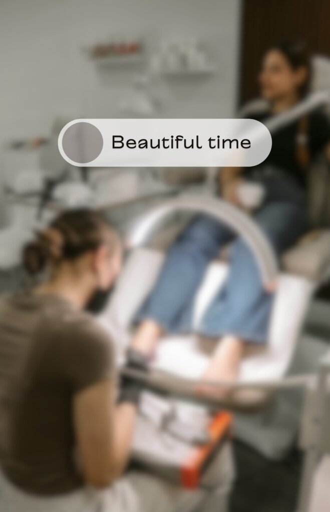 Professional russian pedicure Tampa for sensitive skin at Nail Boss Studio Florida.