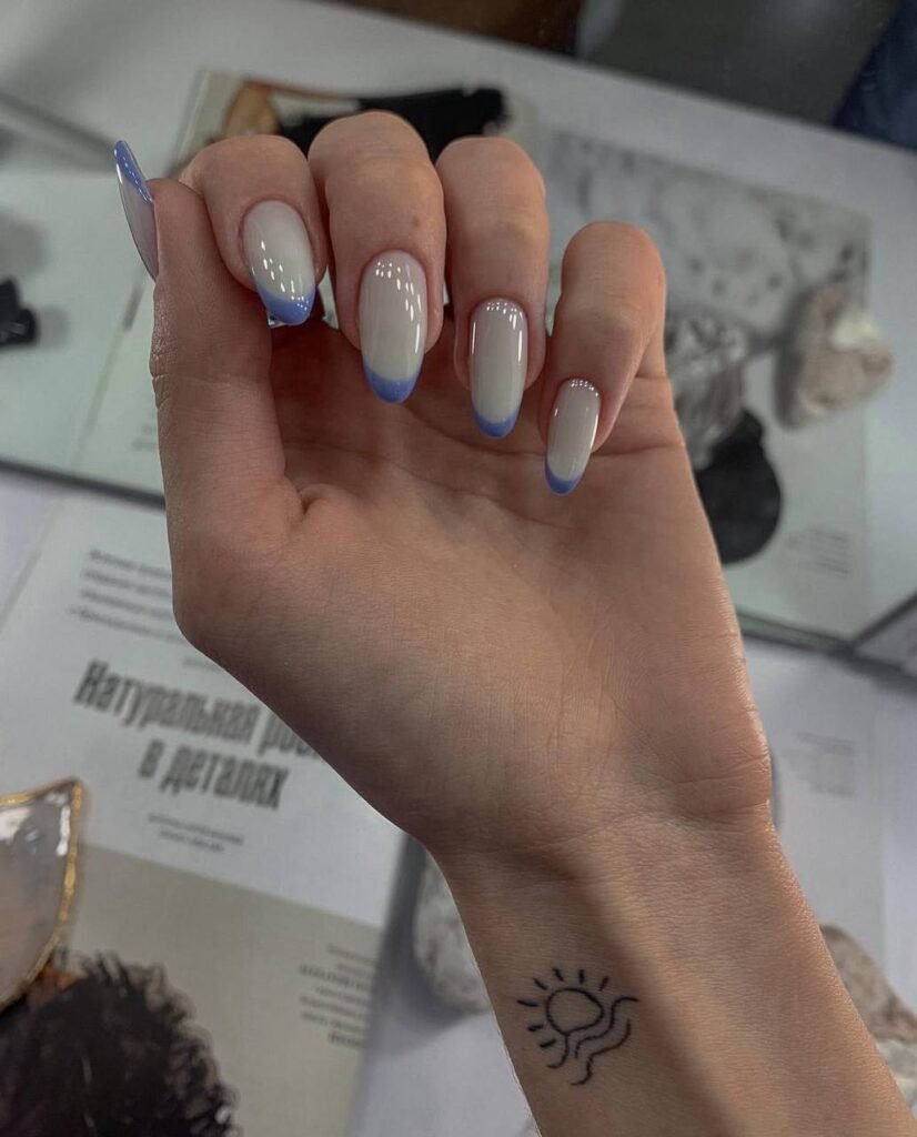 Elegant ombré nails created with builder gel manicure Tampa technique in Tampa, Florida.