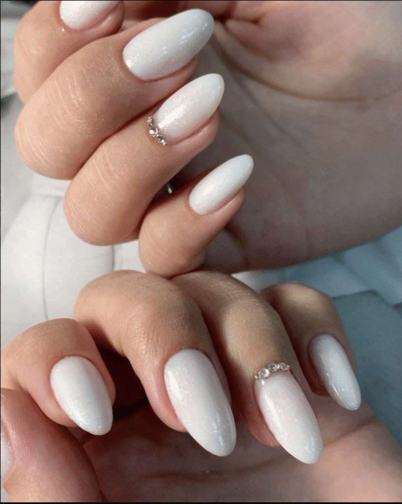 Dry manicure with builder gel application at Nail Boss Studio Tampa, Florida.