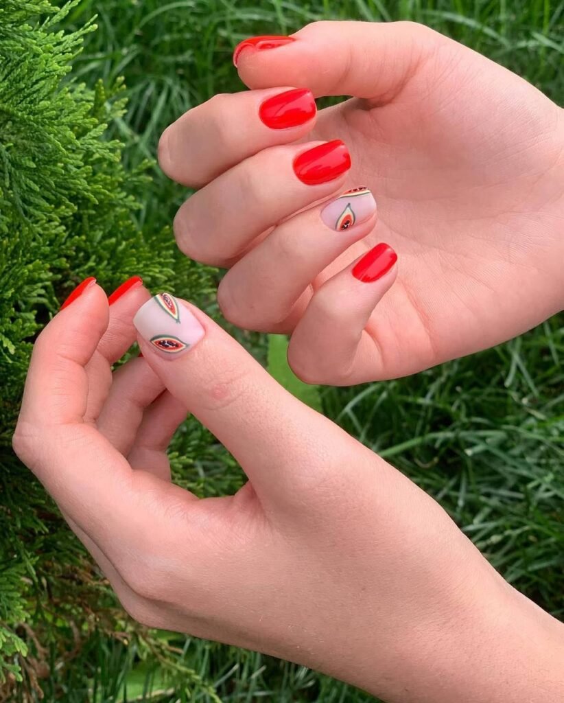 Elegant dry manicure on natural nails in Tampa, Florida at Nail Boss Studio