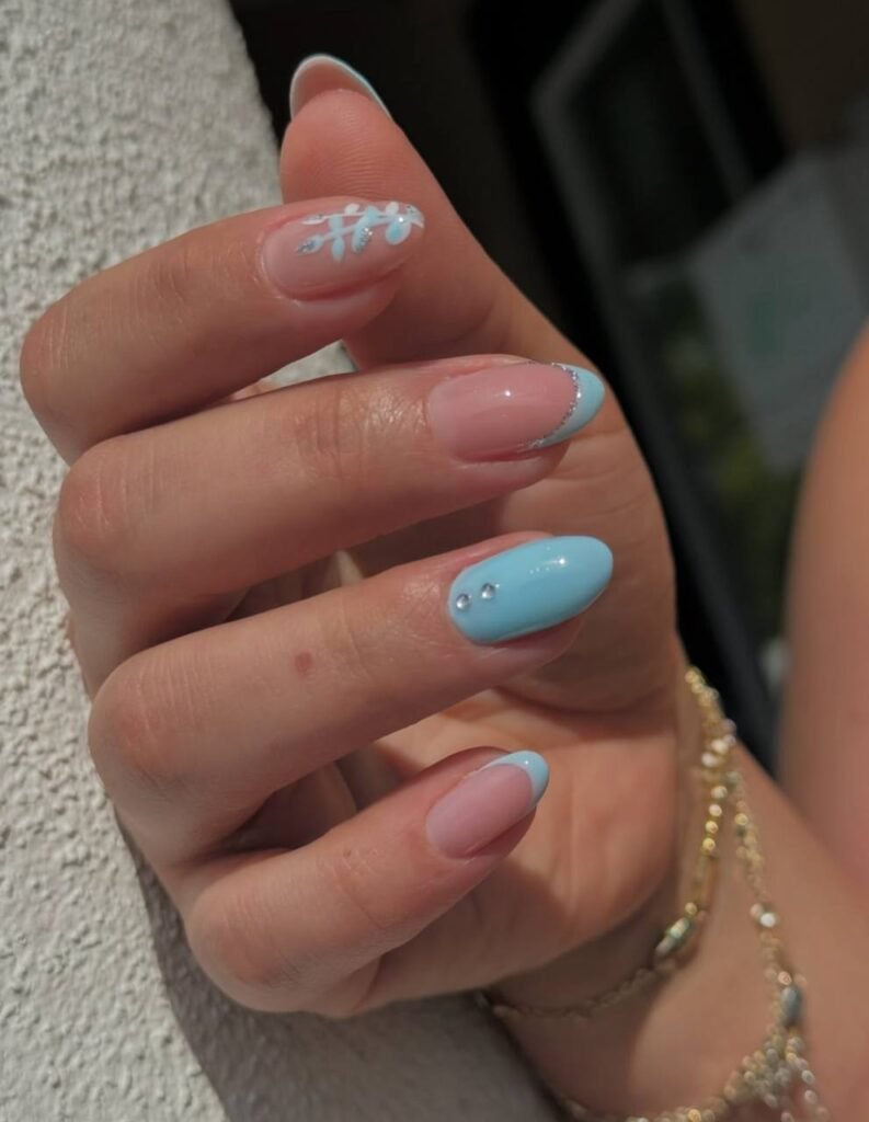 Russian manicure Tampa with pastel nails and gentle cuticle care.
