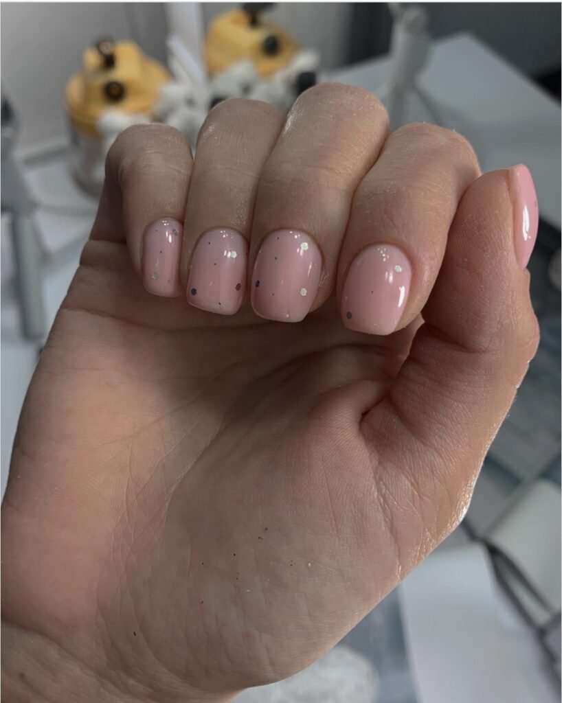 Russian nail salon manicure with hydrated cuticles at Nail Boss Studio Tampa.