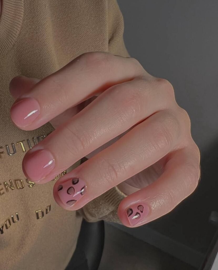 Russian nails with clean manicure finish in Tampa Florida