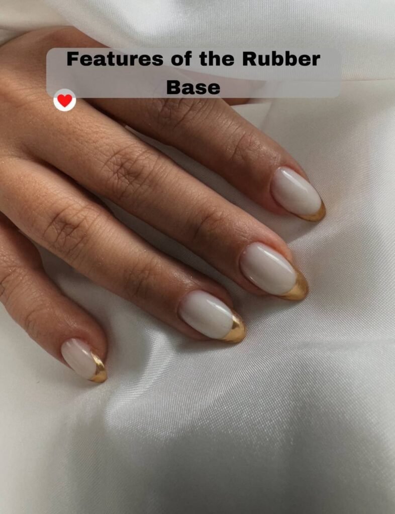 Natural builder gel manicure on short oval nails in Tampa, Florida