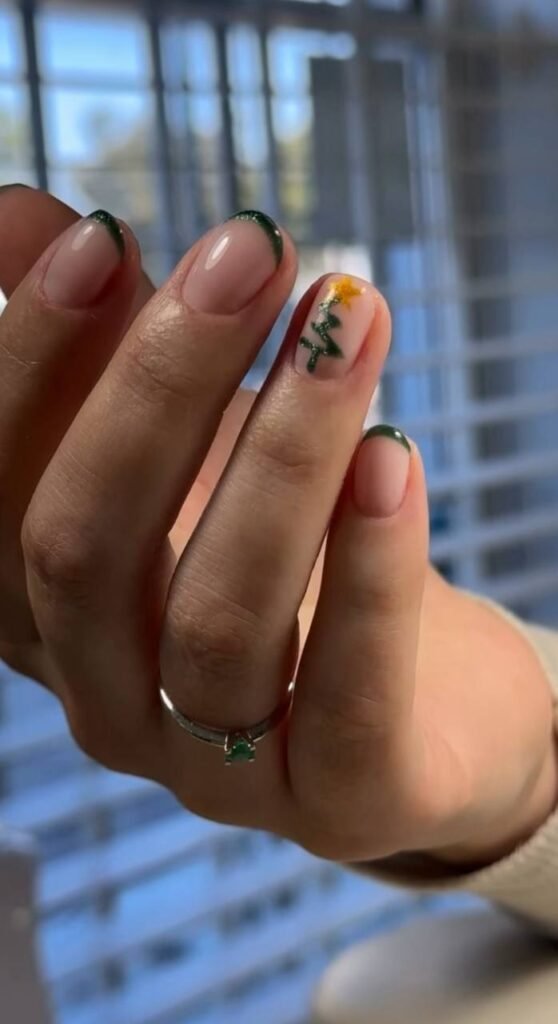 European manicure near me in Tampa featuring clean cuticles and natural nail design
