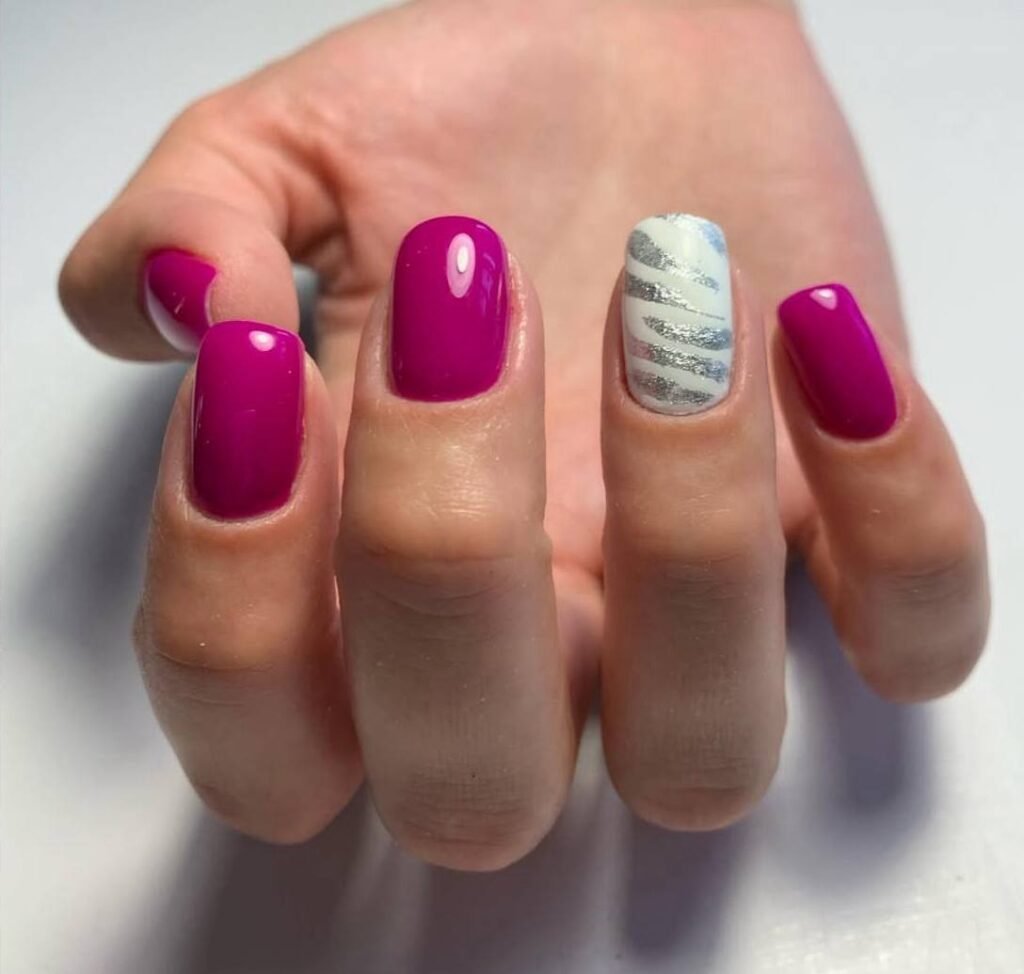 Elegant russian manicures near me in Tampa with clean cuticles and glossy finish