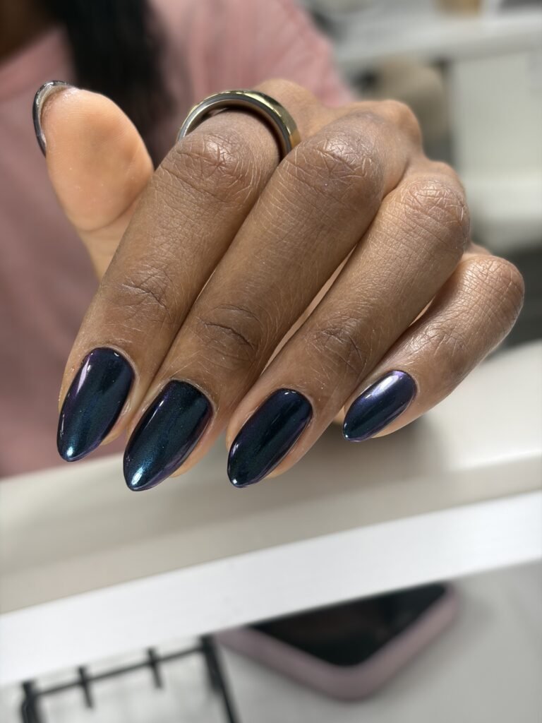 Burgundy builder gel tampa at Nail Boss Studio in Tampa, Florida