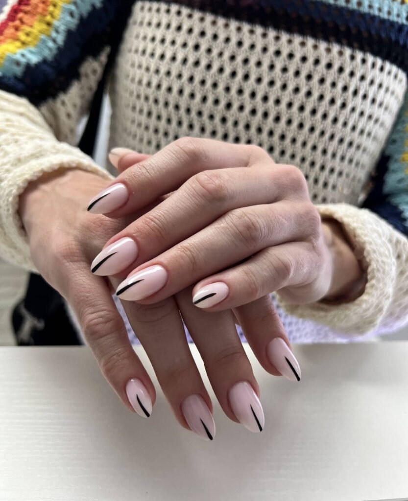 Burgundy Russian Manicure Near Me result from Nail Boss Studio in Tampa, Florida