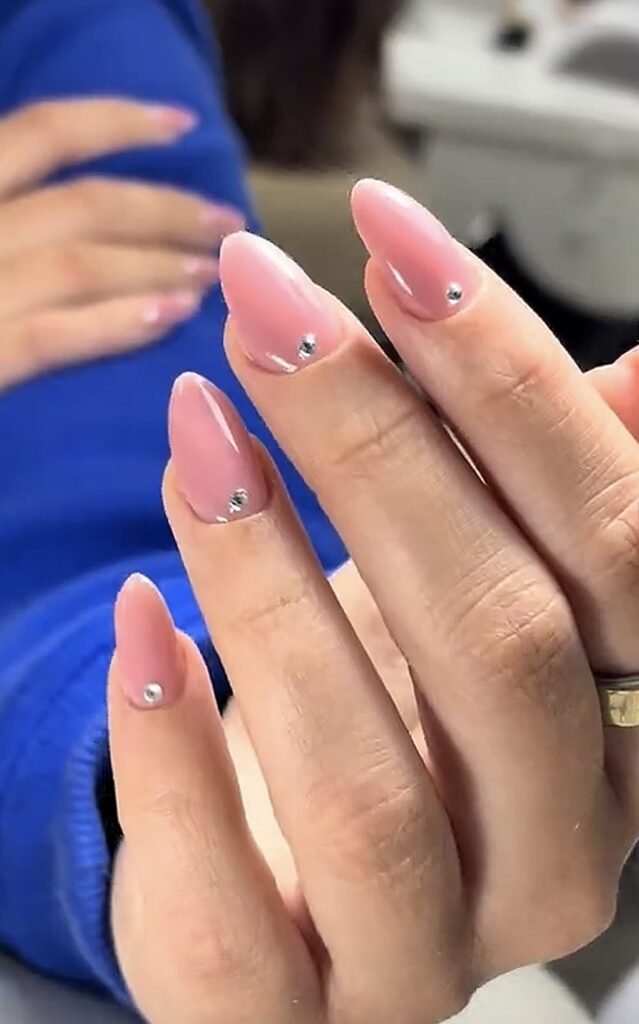 Beige Russian Manicure Tampa result from Nail Boss Studio in Tampa, Florida