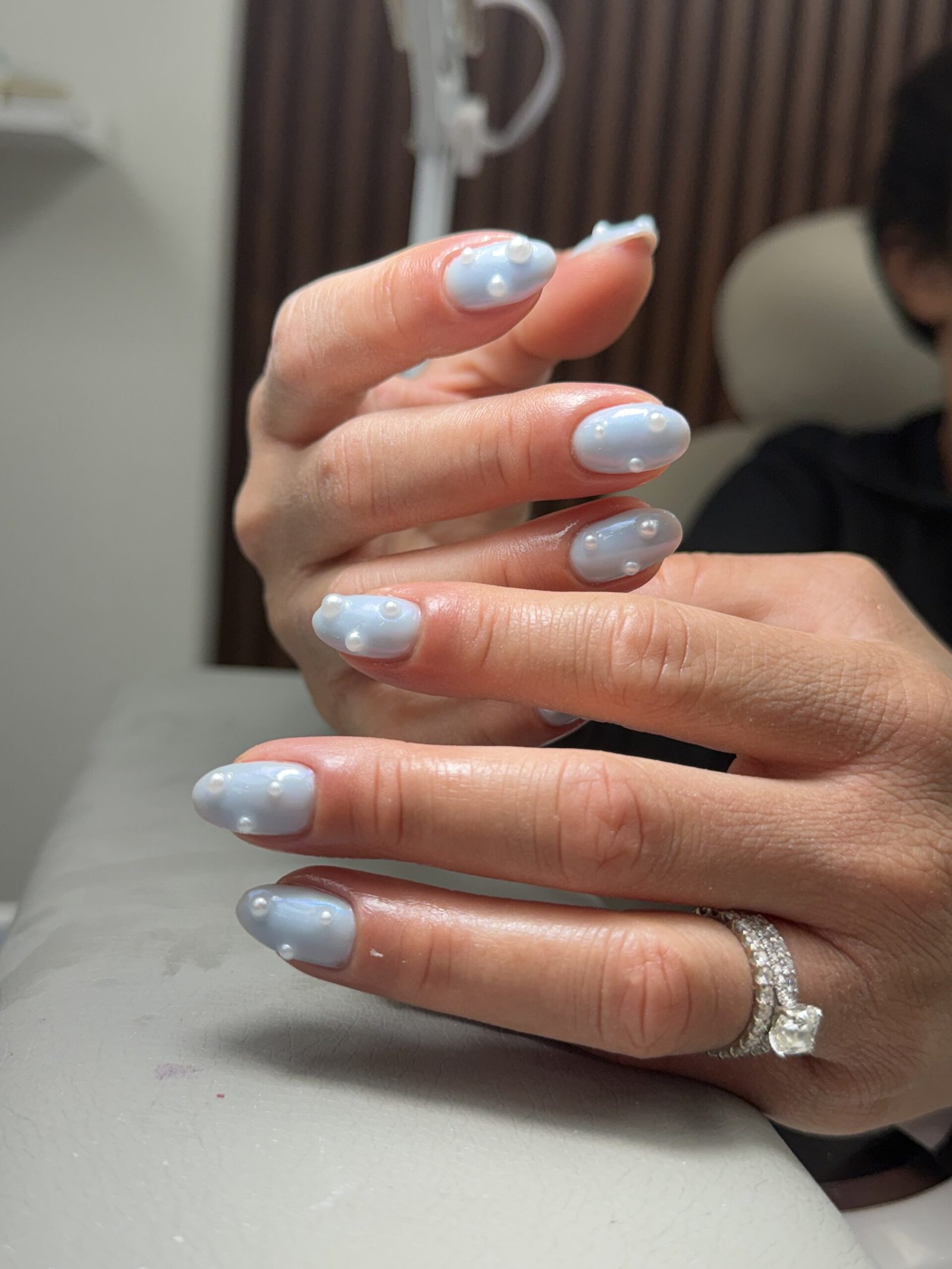 Burgundy Russian Manicure Tampa result from Nail Boss Studio in Tampa, Florida