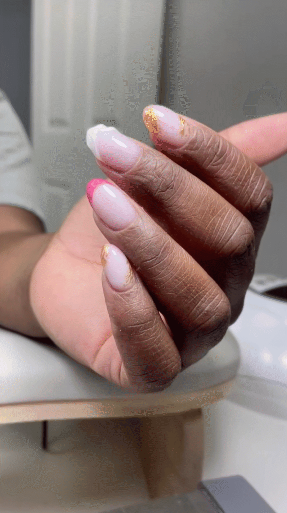 Black russian manicure tampa at Nail Boss Studio in Tampa, Florida
