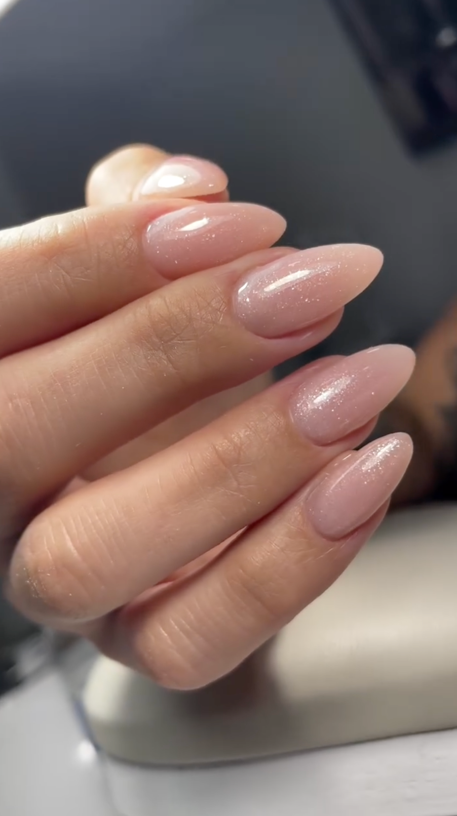 Taupe Dry Manicure result from Nail Boss Studio in Tampa, Florida
