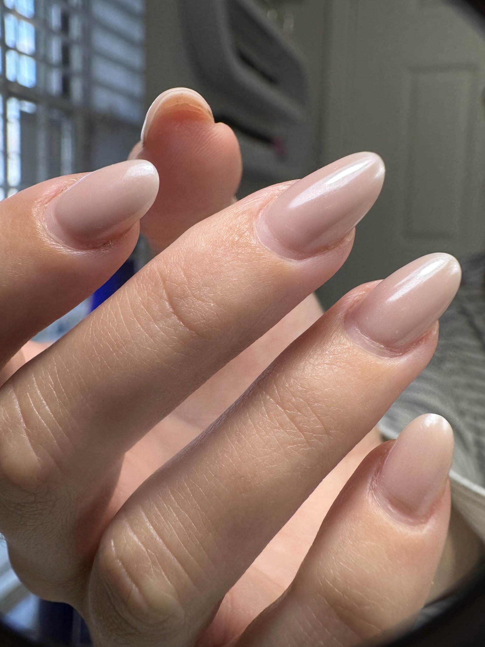Taupe russian nails at Nail Boss Studio in Tampa, Florida
