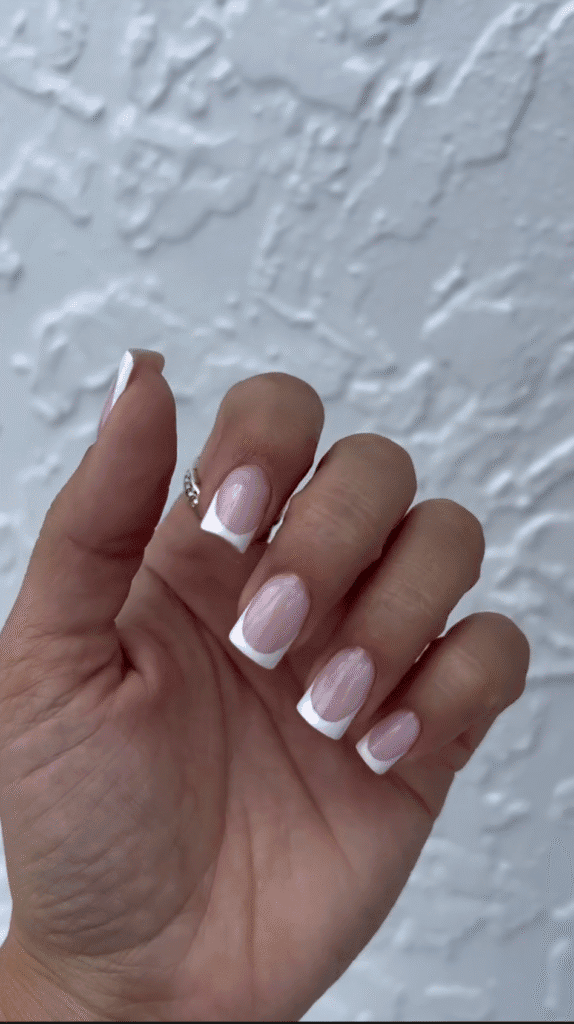 Manicure detail for russian nails tampa at Nail Boss Studio in Tampa, Florida